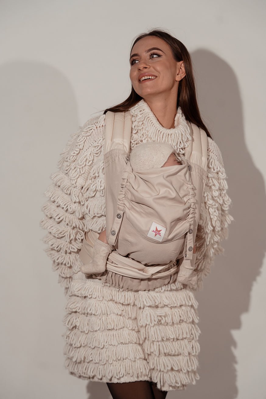 Babytrage TaiTai Heart2Heart Cream - KOKADI