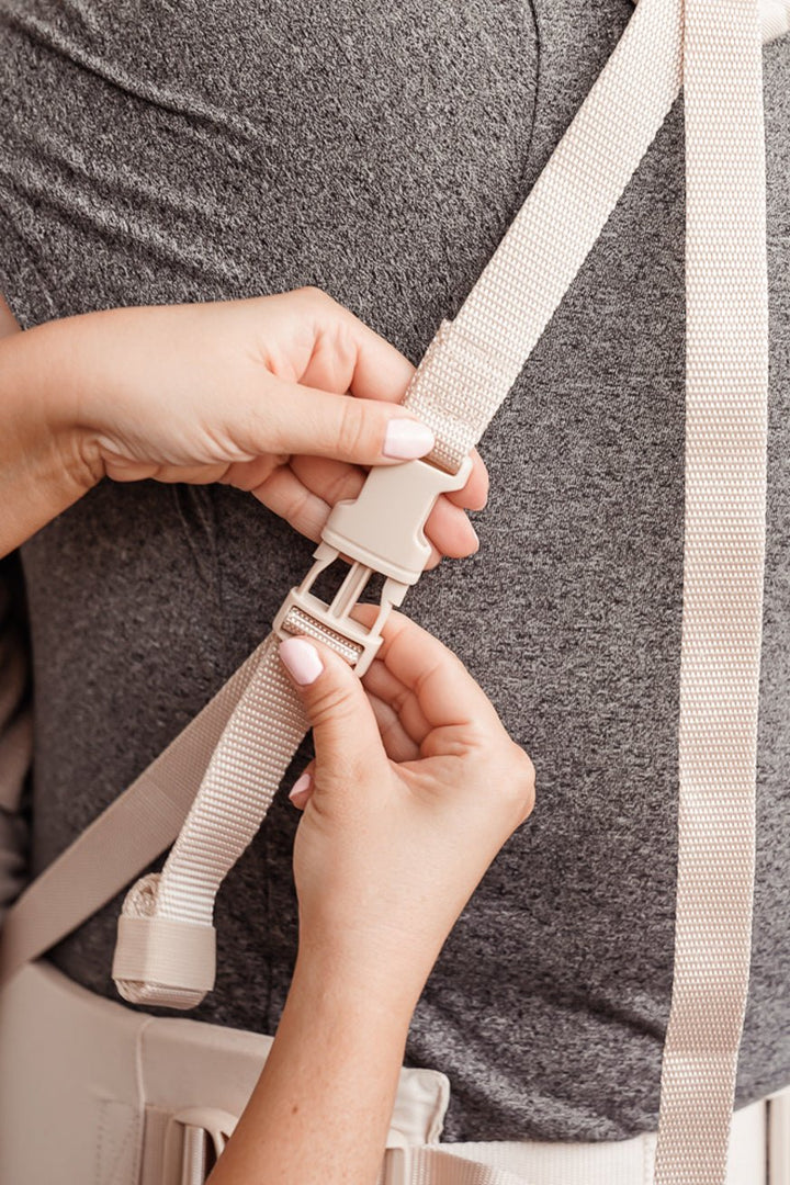 Brustgurt mit Schnalle 25mm cream - KOKADI