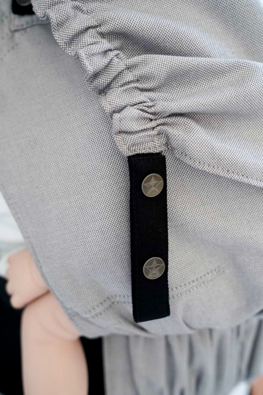 Druckknopf männlich anthrazit - KOKADI