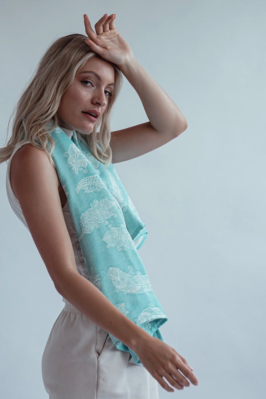 Mysig handduk mandala fjädrar Alexandra - KOKADI