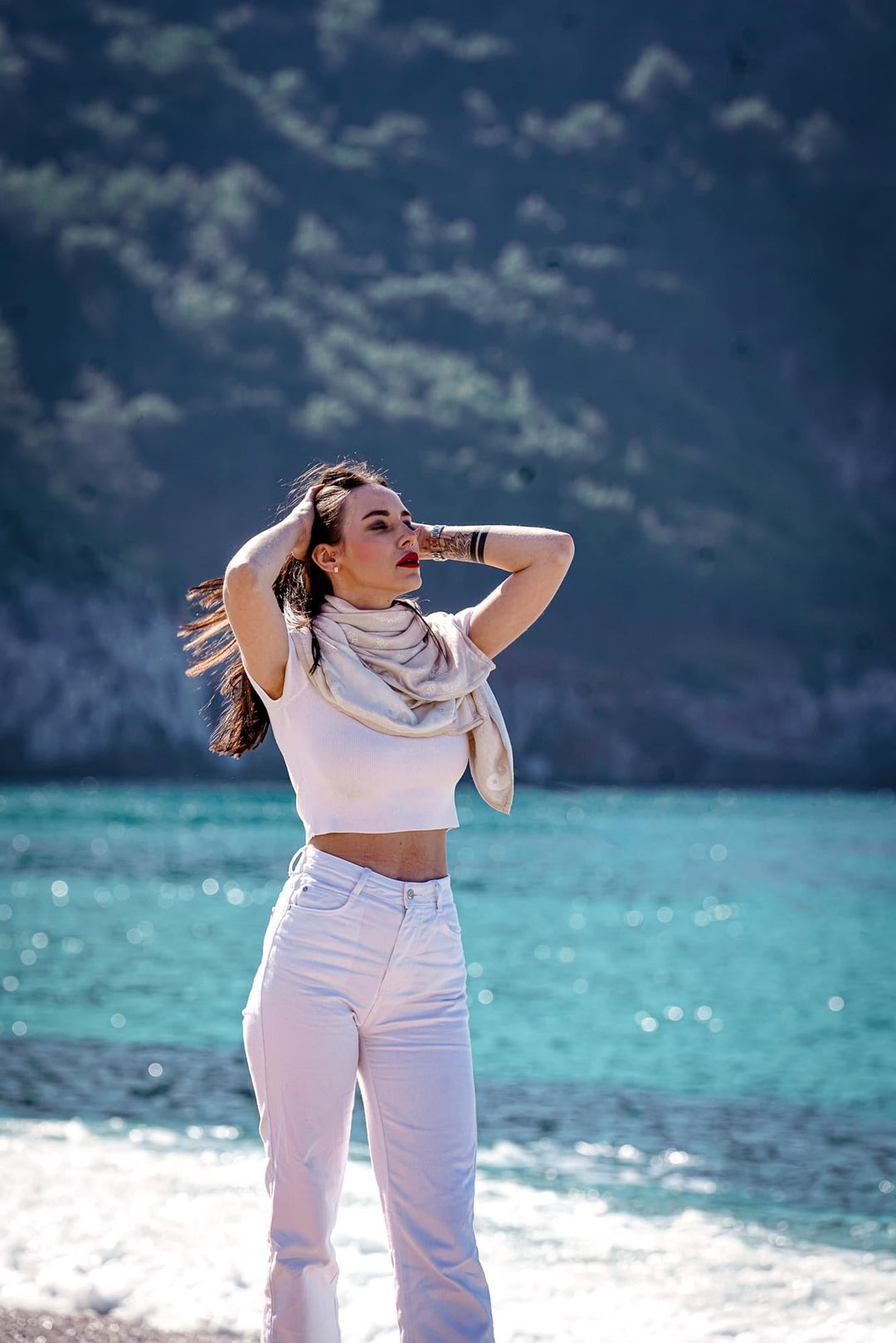 Kuscheltuch Om Shanti Inner Light - KOKADI