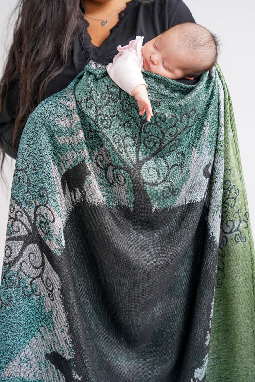 Mysig filt Forest of Wolves Finn - KOKADI