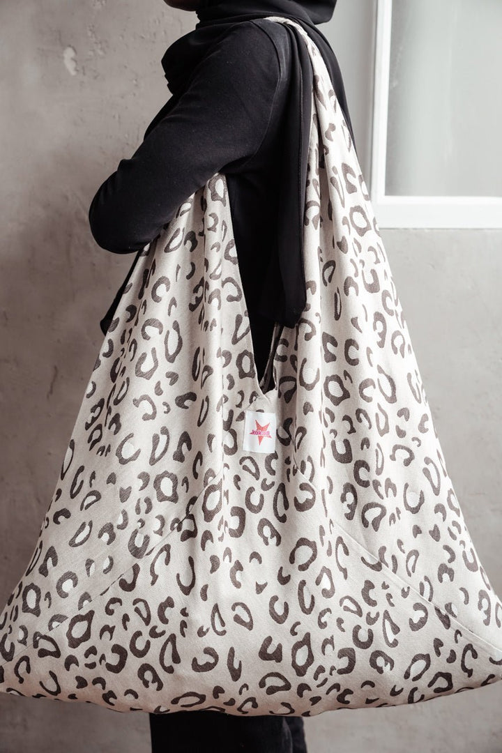 XXL Shopper Safari Maomi Leinen - KOKADI